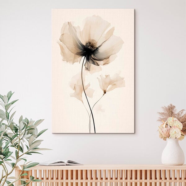 Flower with transparent petals