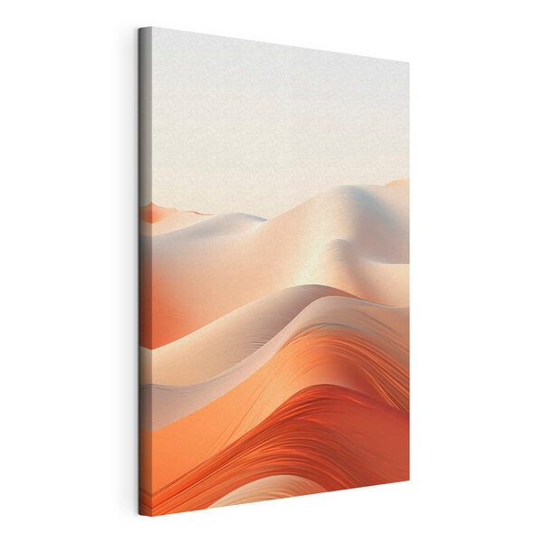 Soft waves of warm desert hues