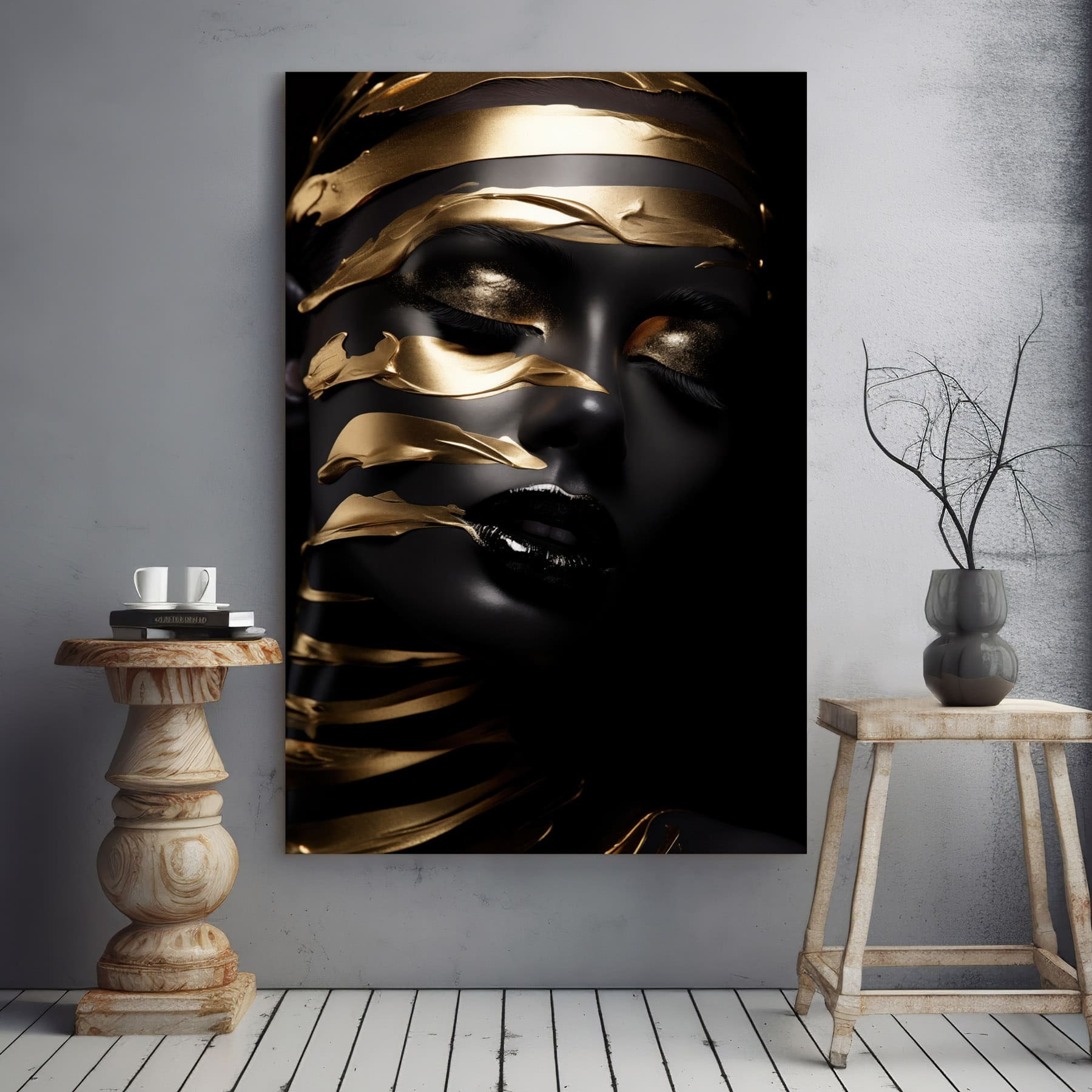 Mystical beauty in striking contrast