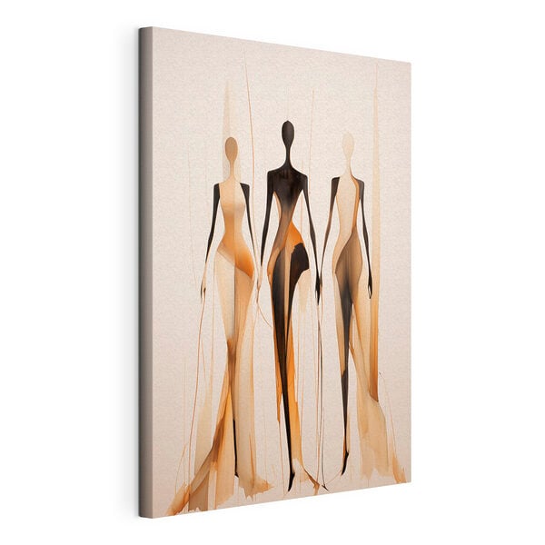 Group of women standing in a line