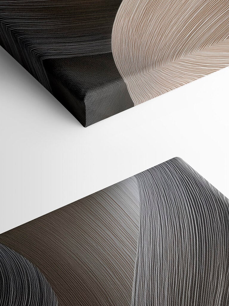Flowing lines in subtle hues