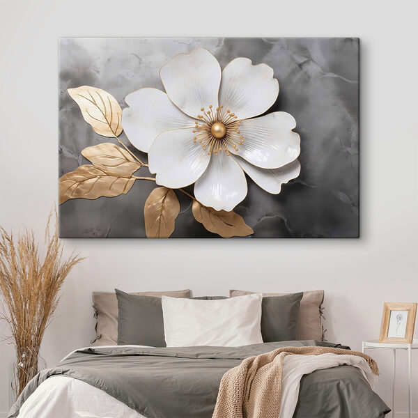 Tablouri Un model floral delicat, de o eleganță subtilă