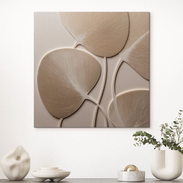 Natural textures in soft tones
