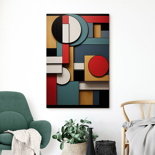 Tablouri Tablouri Design geometric colorat (SKU: s47875)