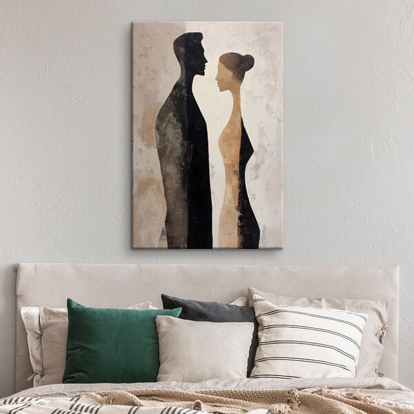 Painting of a man and woman