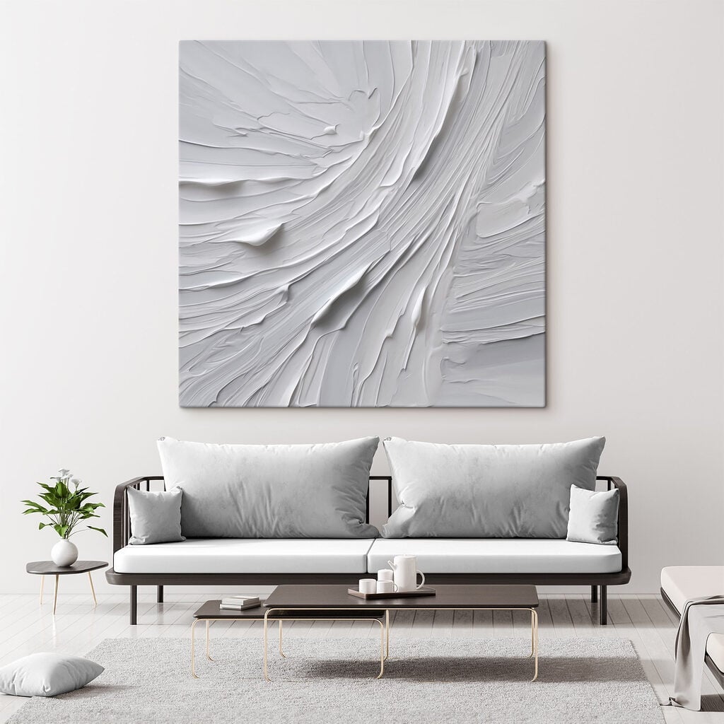 Soft waves of textured paint strokes