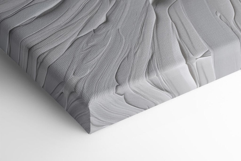 Soft waves of textured paint strokes