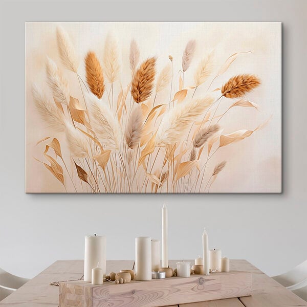 Bunch of wheat on a white background