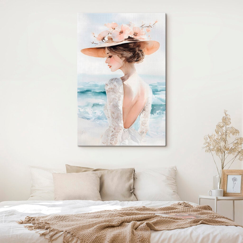Woman wearing a hat