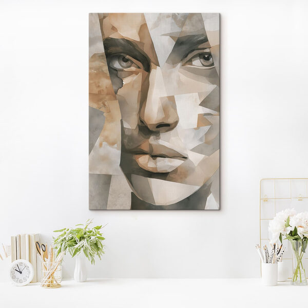 Tablouri Tablouri Portret abstract cu forme geometrice (SKU: s48562)