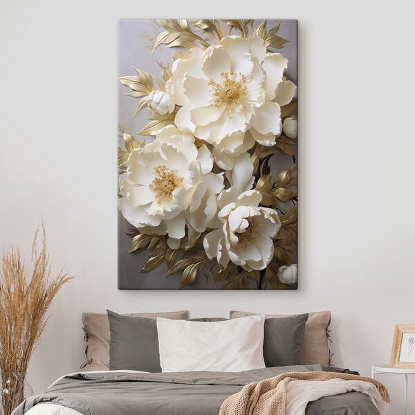 Tablouri Tablouri Un aranjament floral frumos, cu detalii delicate (SKU: s48754)