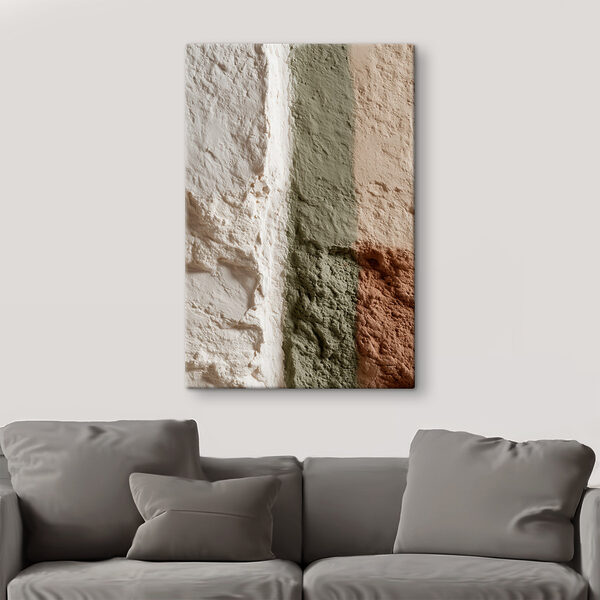 Soft hues in textured surfaces