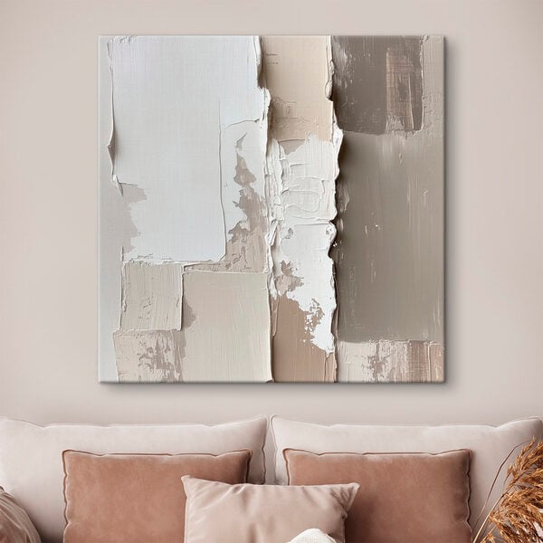 Textured layers of neutral colors