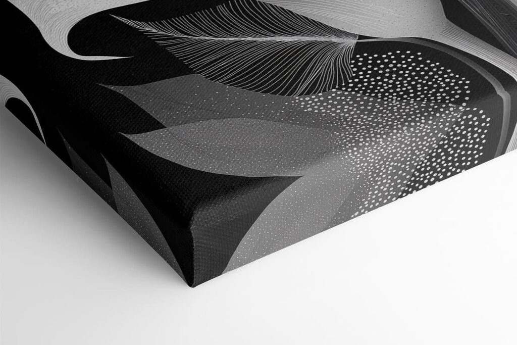 Elegant floral patterns on a dark background