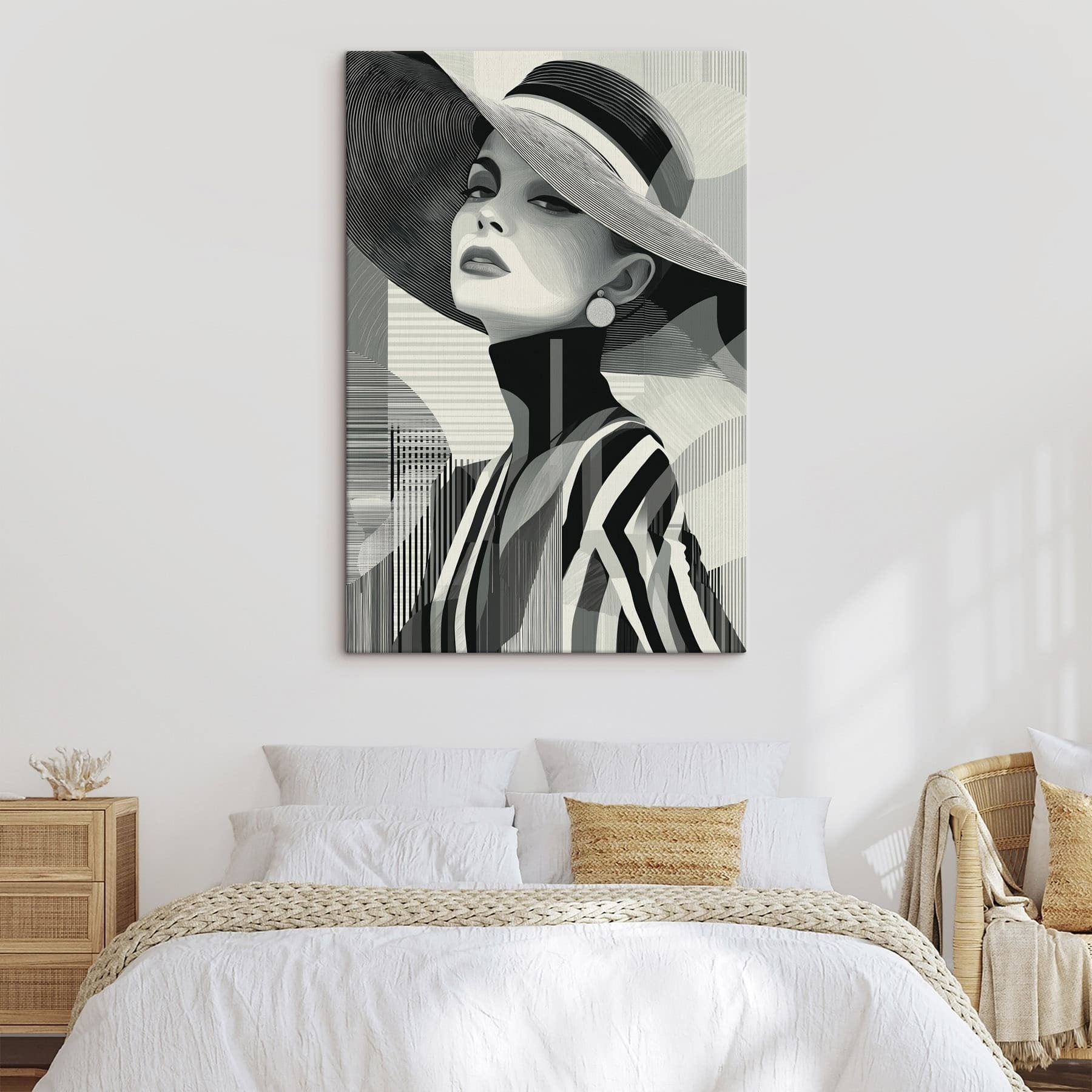Woman wearing a hat