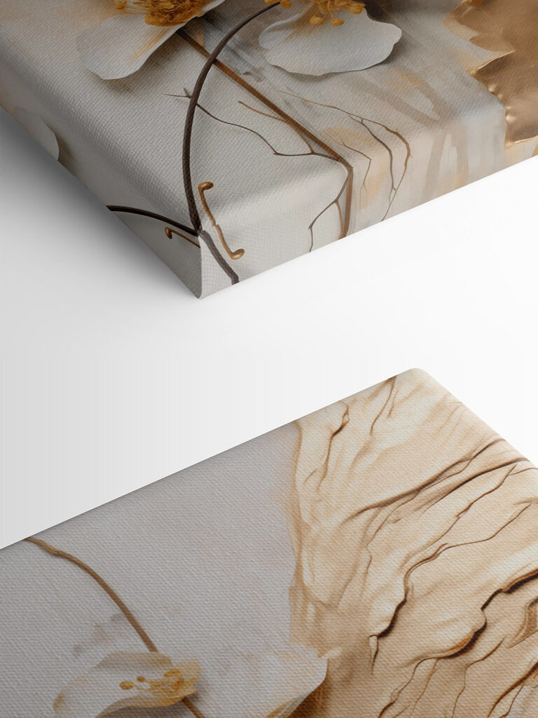 - Elegant blooms with gentle textures