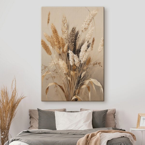 Tablouri Tablouri Un buchet de grâu într-o vază (SKU: s49163)