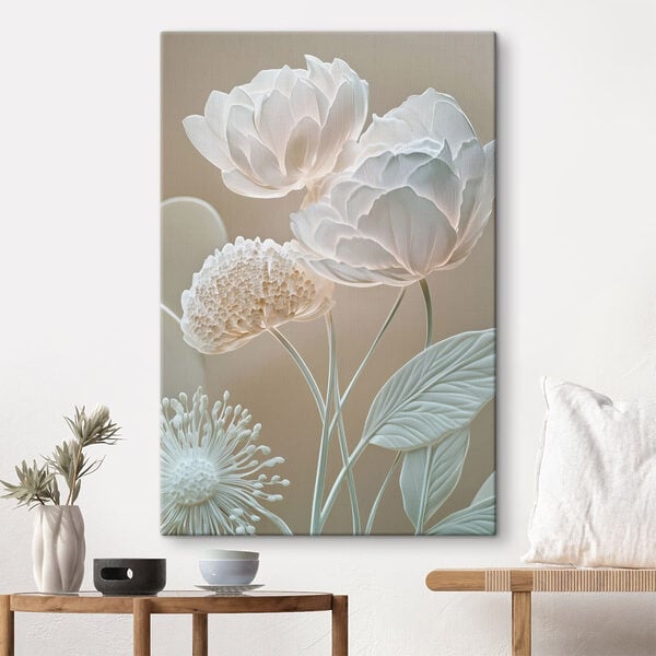 Delicate blooms in soft hues