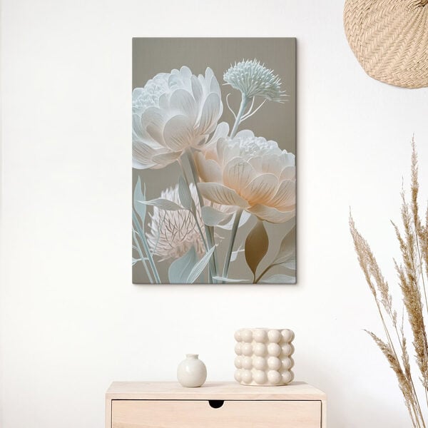 Delicate blooms in soft pastel tones