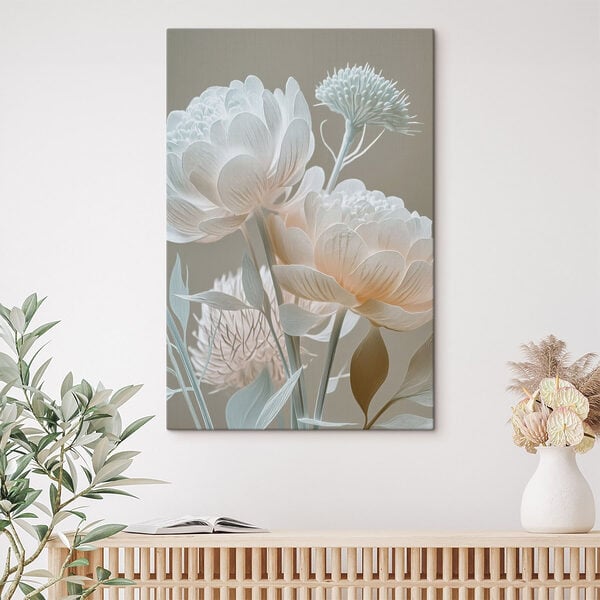 Tablouri Tablouri Flori delicate în nuanțe pastelate delicate (SKU: s49210)