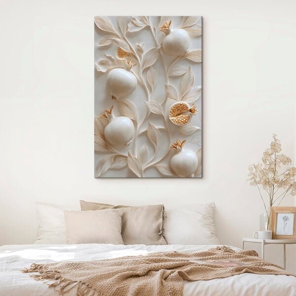 Elegant decor featuring pomegranate motifs