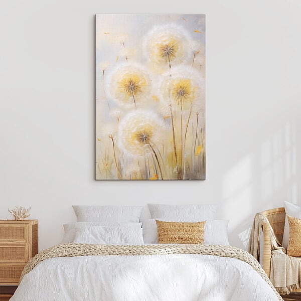 Tablouri Tablouri Păpădii delicate în nuanțe delicate (SKU: s49296)