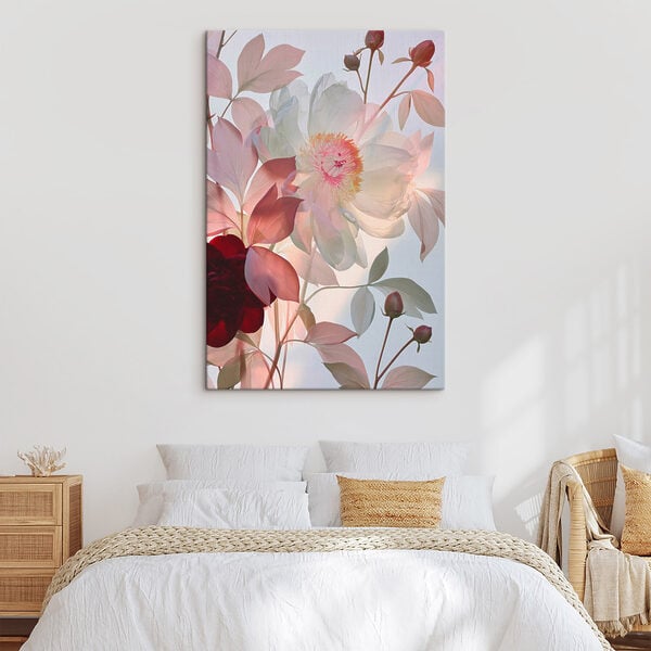 Delicate petals in soft hues