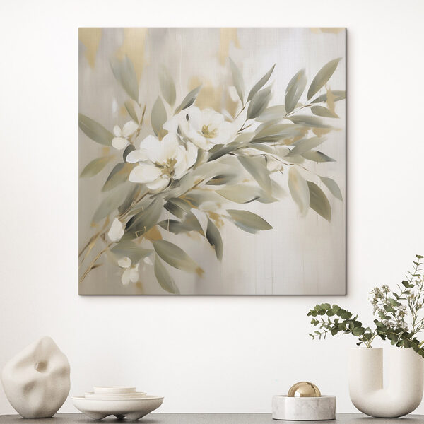 Tablouri Tablouri Pictură cu flori și frunze (SKU: s49394)