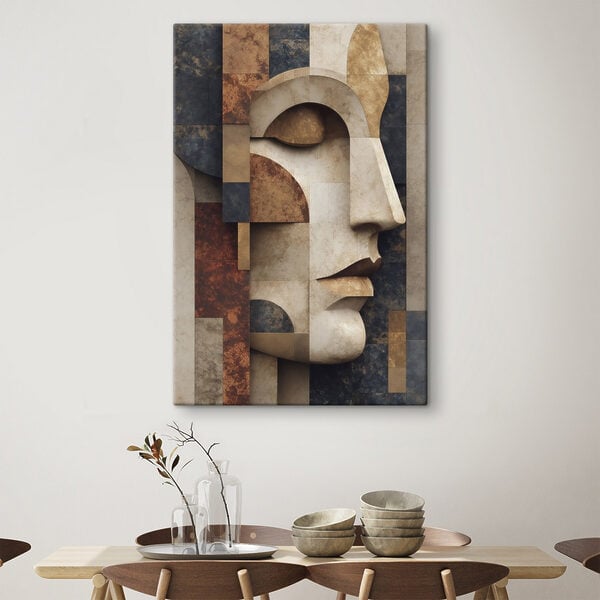 Tablouri Tablouri Față sculptată în piatră (SKU: s49398)