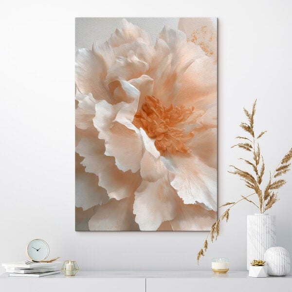 Delicate flower in soft hues