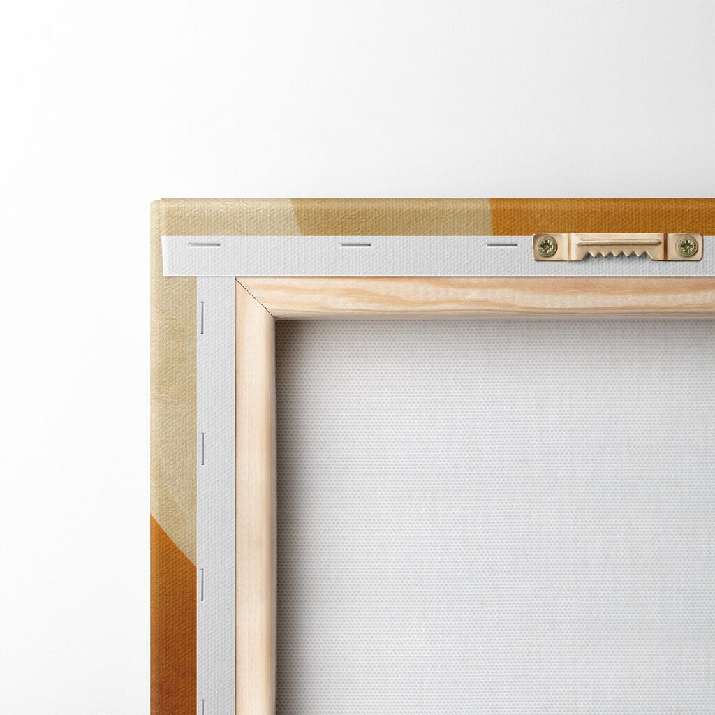 Soft hues in serene profile art