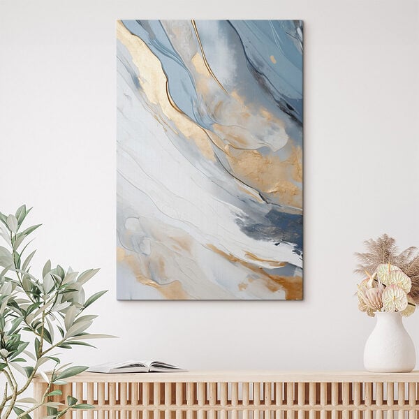 Tablouri Tablouri Valuri abstracte în culori liniștitoare (SKU: s49475)