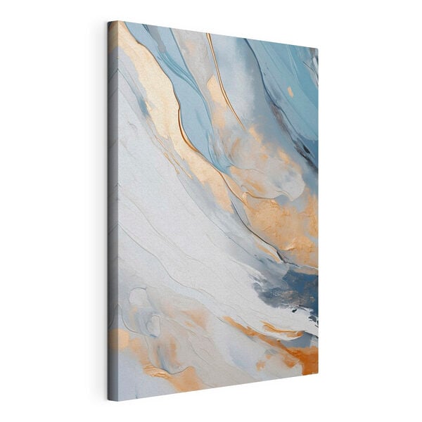 Abstract waves in calming colors
