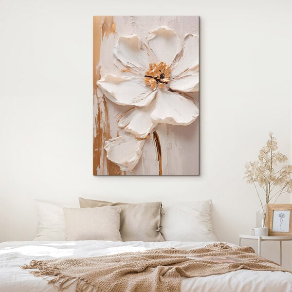 Tablouri Tablouri O floare delicată în nuanțe delicate (SKU: s49486)