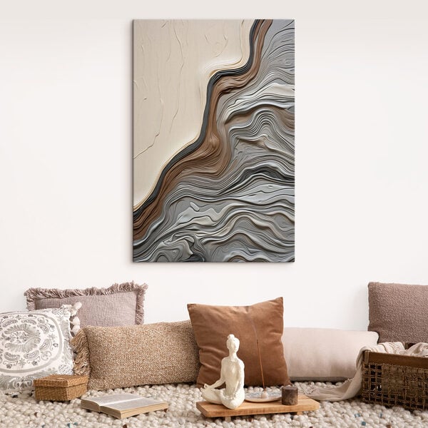 Abstract patterns in soft hues