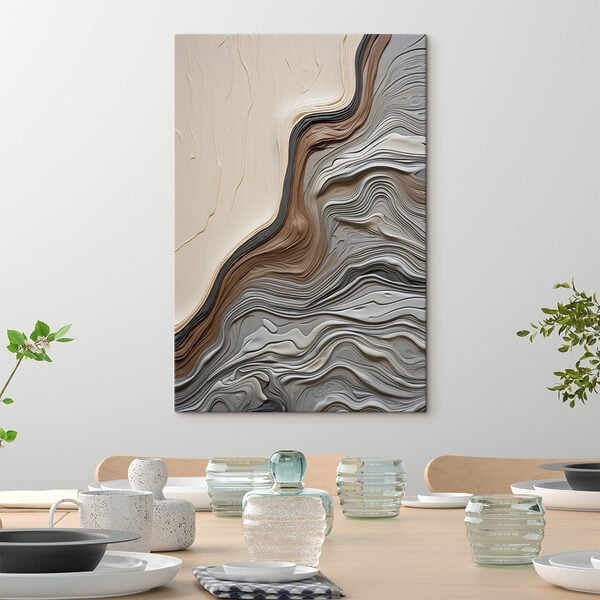 Tablouri Tablouri Motive abstracte în nuanțe delicate (SKU: s49570)