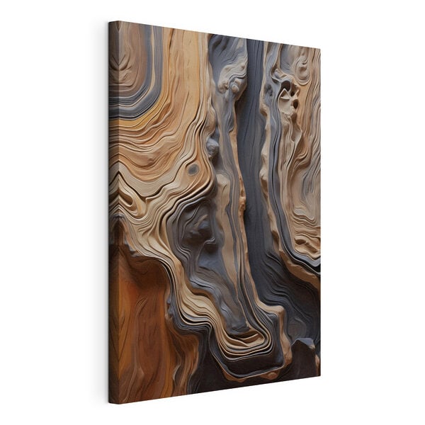 Flowing patterns of earthy tones
