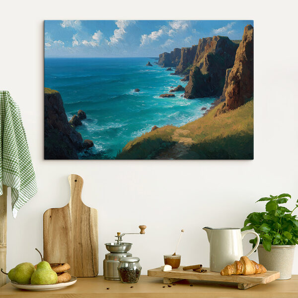 Tablouri Tablouri Stânci abrupte lângă ocean (SKU: s49639)