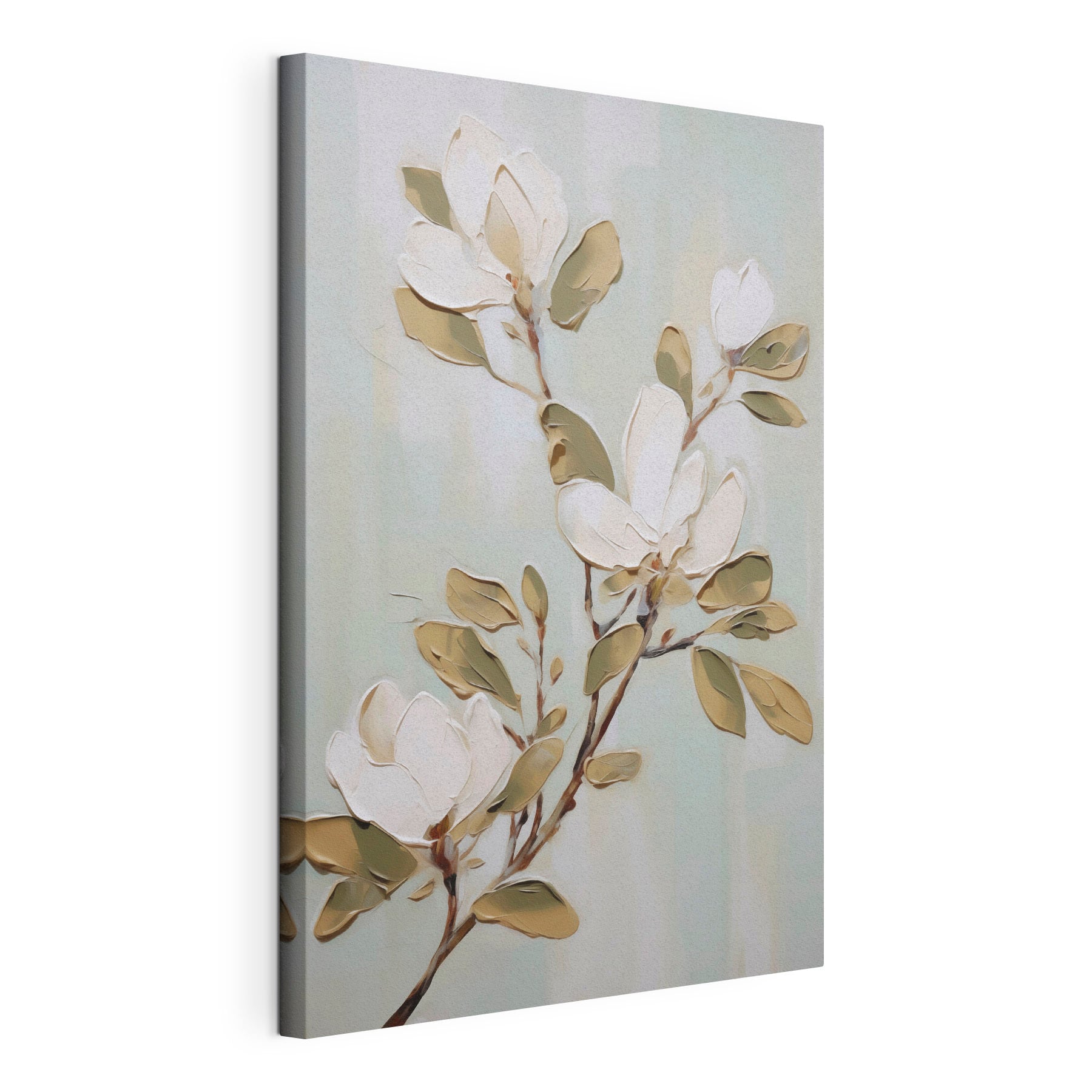 Painting of a white flower
