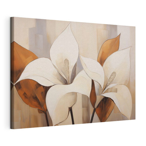 Tablouri Tablouri Tablou cu flori albe (SKU: s50258)